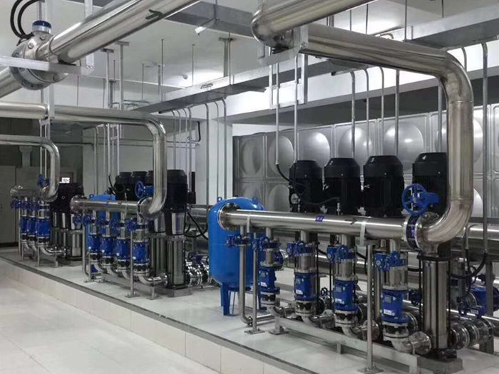 箱式集成供水泵站安装实景
